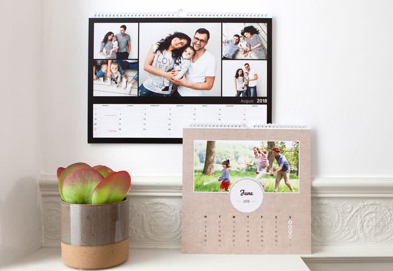 Personalised Wall Calendars Just add photos Smartphoto UK