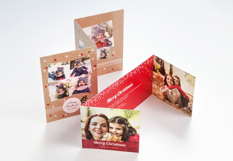 carte de voeux 3 volets