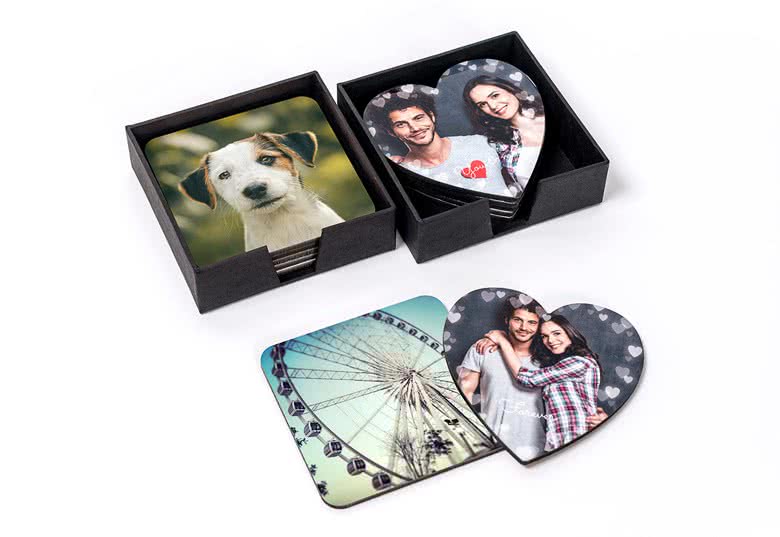 Idée cadeau : Sous-Verres personnalisés avec photos - smartphoto
