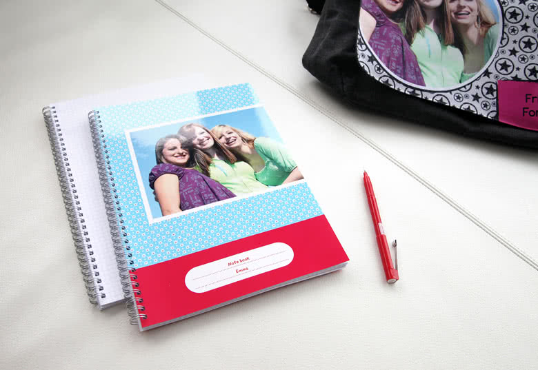 Idée cadeau cahier personnalisé avec photos smartphoto