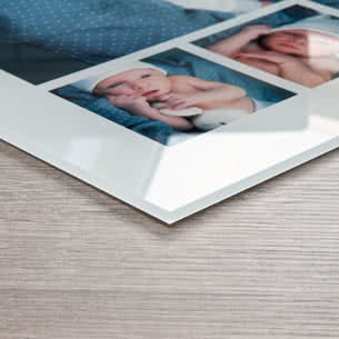 Foto hinter Acrylglas