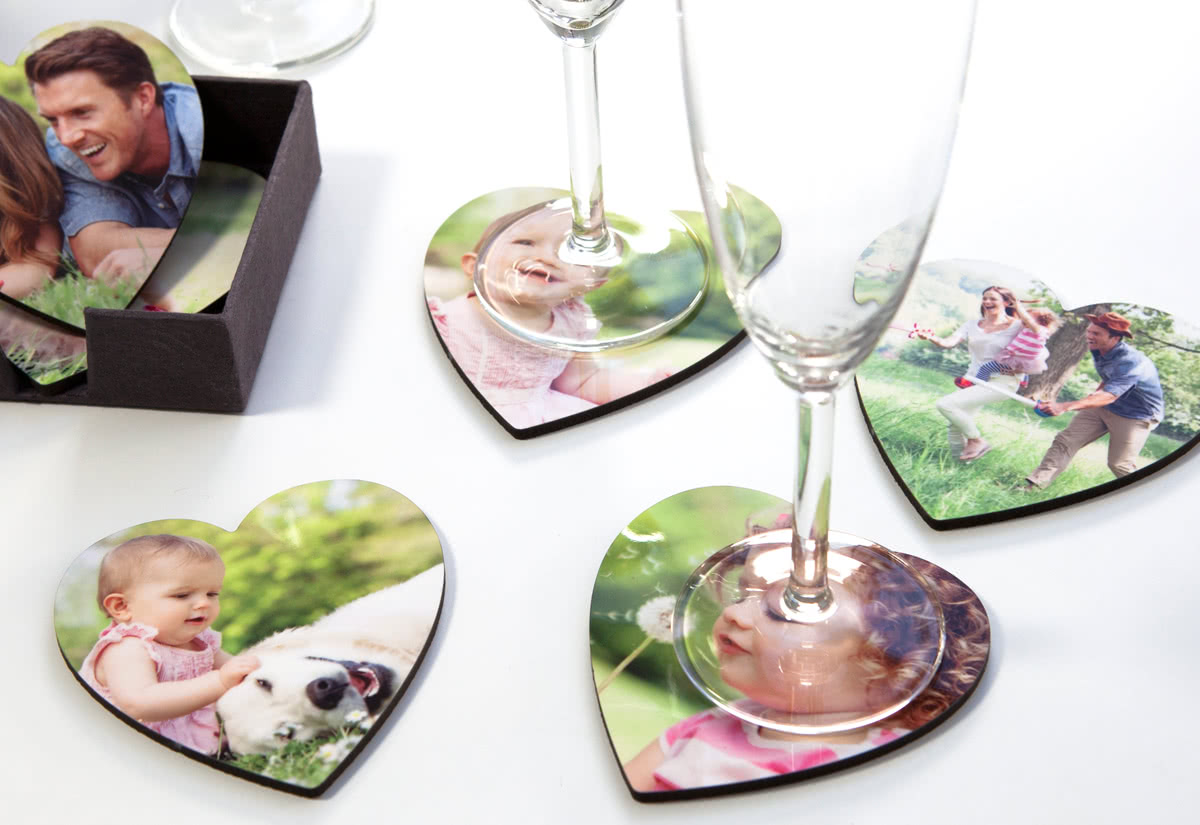 Idée cadeau : Sous-Verres personnalisés avec photos - smartphoto