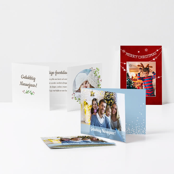 Nieuwjaarskaarten met foto's