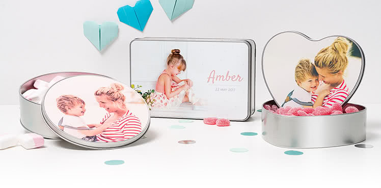 cadeau fete des mères personnalisé boîte à biscuits