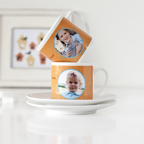 Gepersonaliseerde espresso set