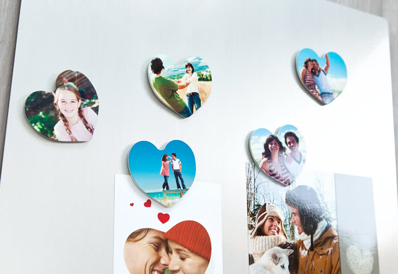 Foto-Magnete, Magnete mit Foto bedrucken - selbsthaftende ...