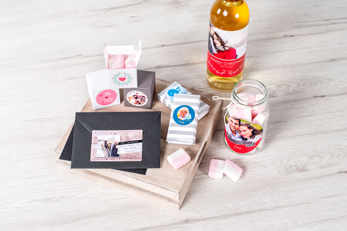 Stickers en etiketten maken met eigen foto's smartphoto.be