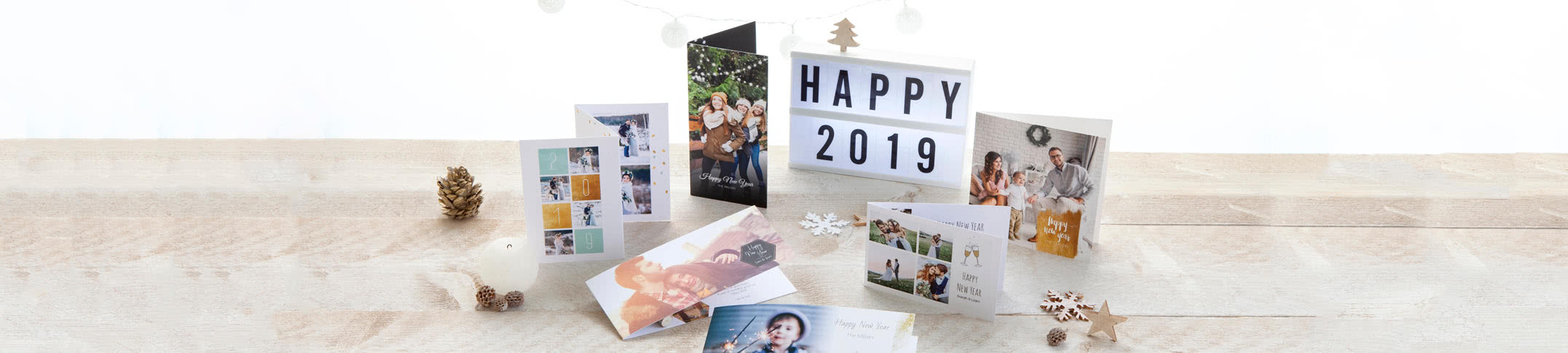 Nieuwjaarskaarten maken met foto's en tekst Nieuwjaarskaarten maken met foto's en tekst